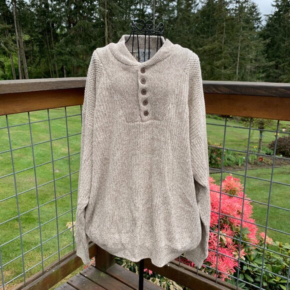 NWT International Concepts INC Women's size XL Cream/Tan Pullover Sweater - Picture 1 of 9
